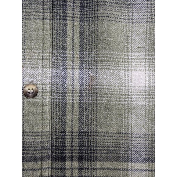 Vintage Wrangler Rugged Wear Thermal Lined Flannel Shirt Jacket Shacket Mens Lrg - Picture 10 of 15